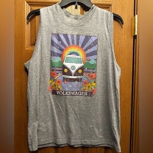 VW Merchandise Gray Muscle T-Shirt - Size Medium